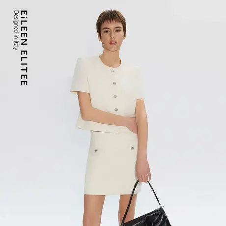 朗姿欧洲EiLEEN ELITEE小香风外套2025年夏季新款法式通勤上衣女图片