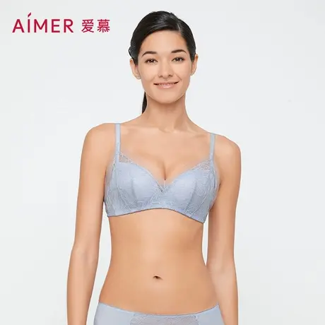 爱慕内衣女水光潋滟3/4无钢圈中厚隐孔文胸AM177551商品大图