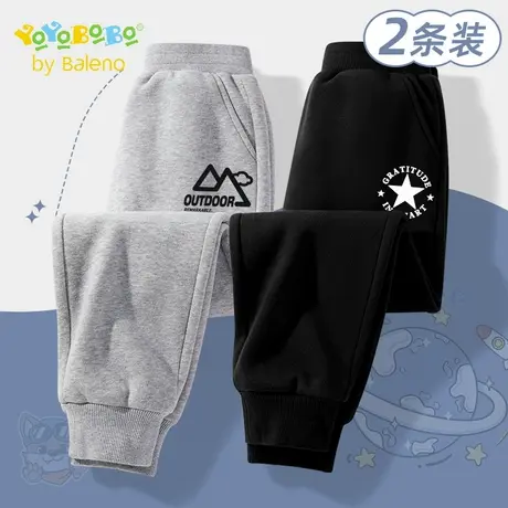 班尼路童装YBB系列男童裤子2025新款儿童秋季运动裤春秋款休闲裤商品大图