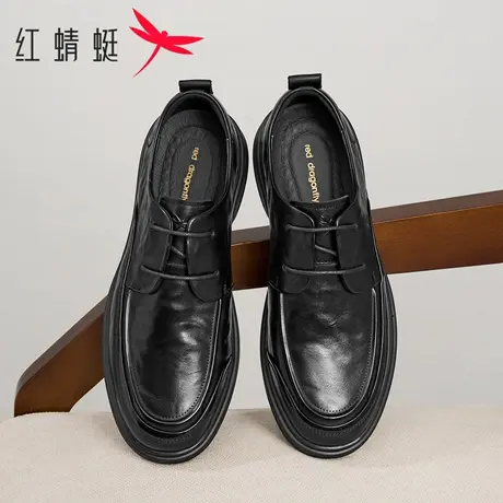 红蜻蜓男鞋2025秋冬新款真皮休闲皮鞋商务通勤男士皮鞋舒适爸爸鞋商品大图