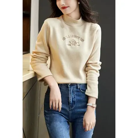 时尚气质百搭套头针织衫图片