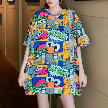 夏季新款小众设计感薄款宽松上衣服别致甜酷白色短袖T恤女装ins潮图片