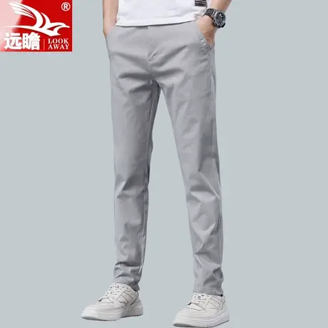 男士休闲裤男夏季薄款直筒男裤2022新款百搭夏天宽松修身裤子男款商品大图
