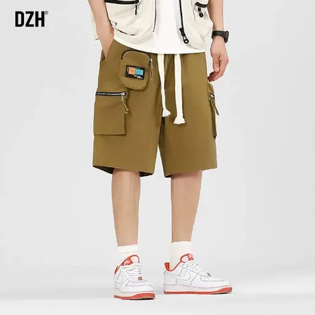 男士休闲五分裤男宽松夏季薄款潮牌ins工装短裤运动裤子2023新款商品大图