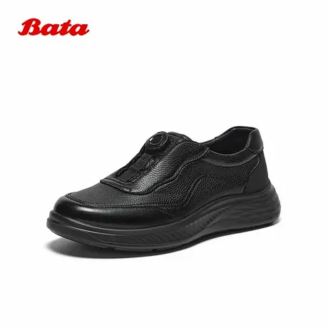 Bata休闲鞋男2025春季商场新款牛皮羊皮通勤厚底运动鞋92751AM5商品大图