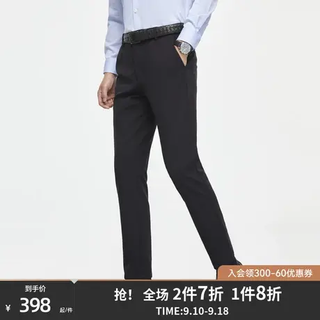【新商务】雅戈尔男士休闲裤高弹力官方商务松紧腰大码裤男4531商品大图