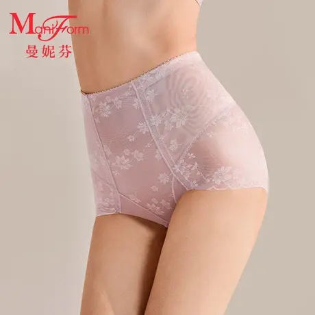 【轻塑】曼妮芬高腰低角塑裤轻收腹提臀内裤女士包臀无痕底裤裤子商品大图