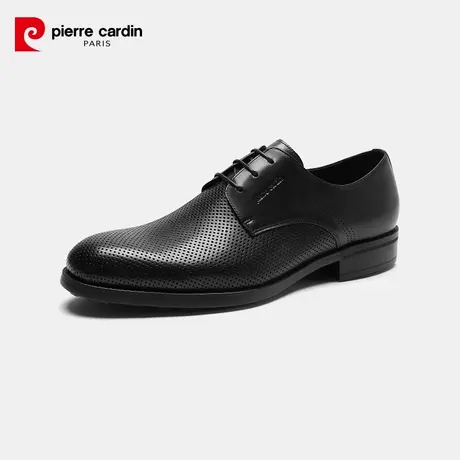 Pierre Cardin/皮尔卡丹男鞋冲孔德比鞋真皮商务正装皮鞋轻底商品大图
