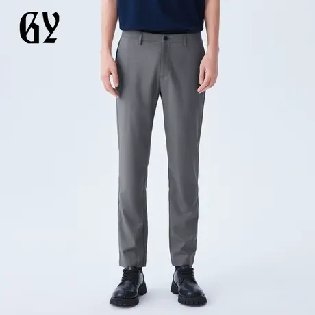 雅戈尔奥莱 GY男装秋季竹浆纤维混纺面料天然抗皱男士休闲裤图片