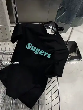 大码中长款T恤ins韩版2023年新款黑色短袖t恤女百搭夏季宽松上衣图片