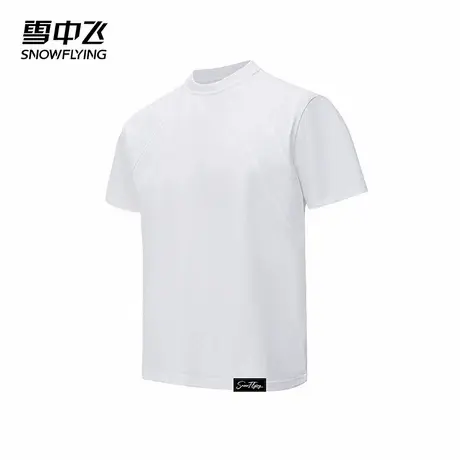 SNOW FLYING/雪中飞t恤短袖男夏季潮流百搭男士大码运动体恤衫图片