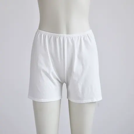 纯棉安全宽松裤白色全棉短裤三分打底裤子大码女夏薄图片