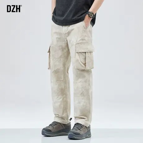 男士美式伐木工装裤男春季直筒宽松休闲裤子男款2024新款长裤百搭商品大图