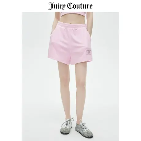Juicy Couture橘滋短裤女2023夏季新款高腰休闲宽松美式运动裤子商品大图