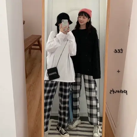 2023春秋冬季新款加绒德绒内搭白色打底衫上衣叠穿卫衣长袖T恤女商品大图