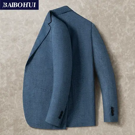 休闲西装外套男士春季新款韩版修身商务单件潮流时尚小西服男上衣商品大图