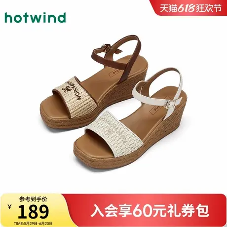热风厚底凉鞋女款2025年夏季新款小个子增高鞋子配裙子休闲女鞋图片
