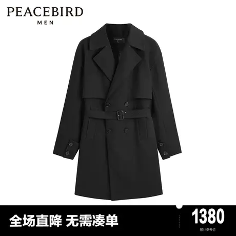 【商场同款】太平鸟男装 2024年春季新款风衣外套男士B1BEE1203图片