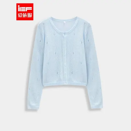 IEF/爱依服【微胖】大码女装短外套2025夏季通勤温柔宽松女短外披商品大图