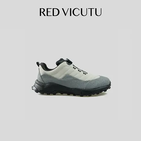 VICUTU威可多男士休闲鞋秋季时尚运动款拼接纹理商务通勤简约男鞋商品大图