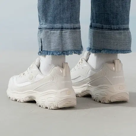 斯凯奇（Skechers）女鞋秋季 25新款厚底增高老爹鞋优雅百搭休闲商品大图