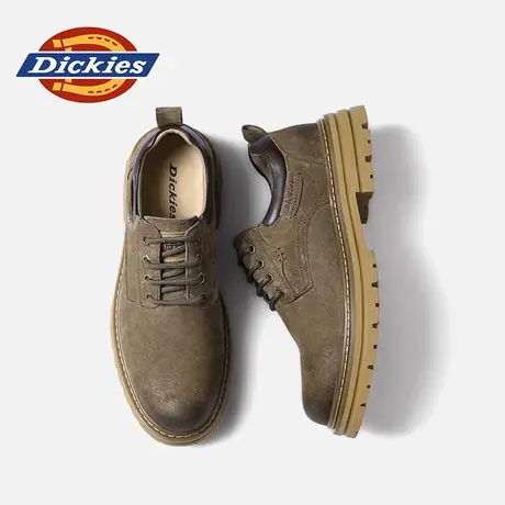 Dickies工装鞋男款2025秋季新款男鞋马丁靴低帮大头皮鞋休闲鞋子商品大图