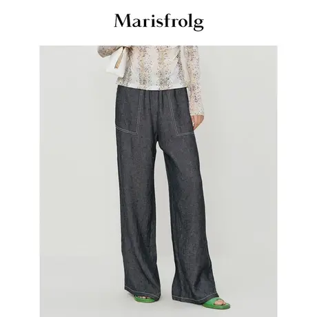 【奥莱清仓保暖季特价 】玛丝菲尔牛仔裤商品大图