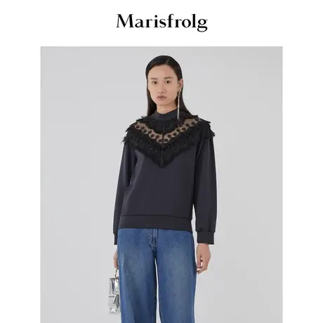 【言选好物】Marisfrolg/玛丝菲尔女装冬季新款专柜同款卫衣商品大图
