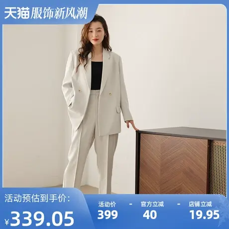 2023年春季新款休闲西装外套女小个子上衣西服职业套装小众设计感图片