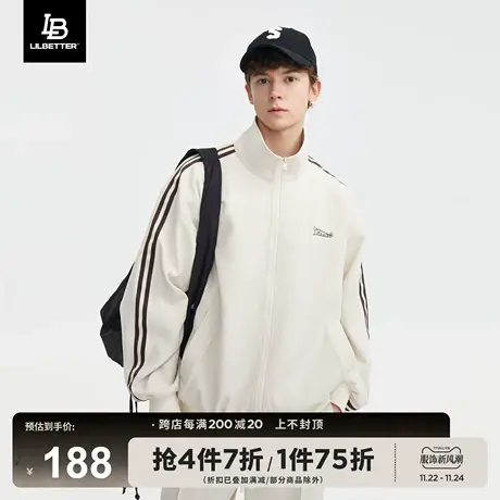 Lilbetter男士运动外套潮流秋冬美式男装宽松休闲衣服潮牌夹克LB商品大图