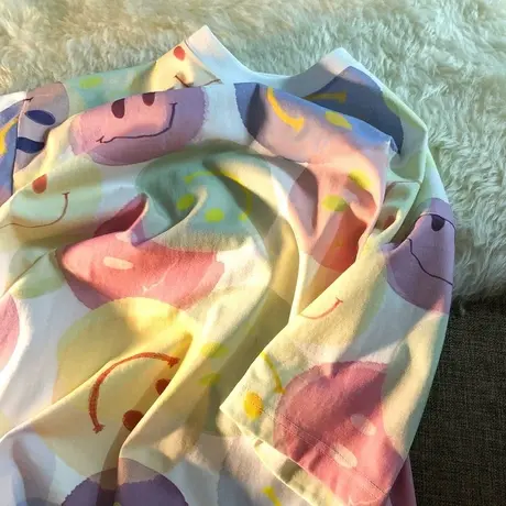 港风短袖t恤女宽松韩版休闲洋气原宿风体桖2023新款夏季半袖ins潮商品大图