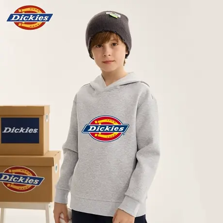 Dickies童装男童卫衣儿童2025新款秋季连帽上衣男孩秋款美式衣服A图片
