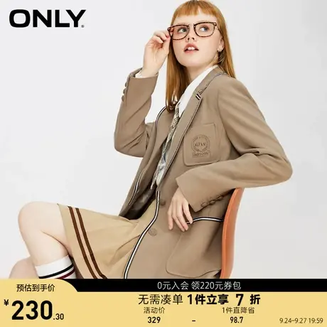 ONLY奥莱夏季时尚潮流百搭休闲气质短款西服女商品大图
