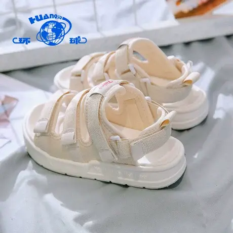 环球2024年夏季新款运动凉鞋女仙女风魔术贴沙滩学生外穿鞋子爆款图片