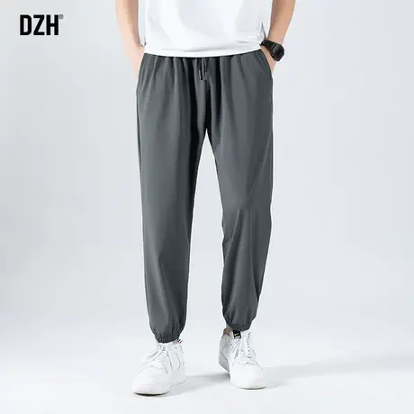 男士九分裤男夏季薄款潮流冰丝休闲裤百搭束脚速干裤子2023年新款商品大图