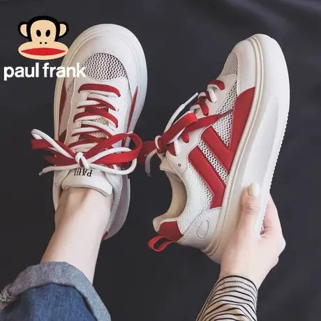 大嘴猴夏季网面透气小白鞋女款2023新款百搭休闲老爹鞋运动板鞋子商品大图