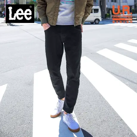 Lee黑色牛仔裤 商场同款都市骑士新款长裤男L395033SW898图片