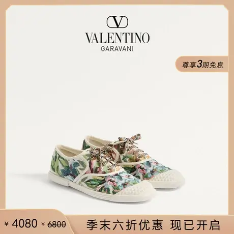 [季末优惠]华伦天奴VALENTINO男士 BAY BY BAY 帆布运动鞋图片