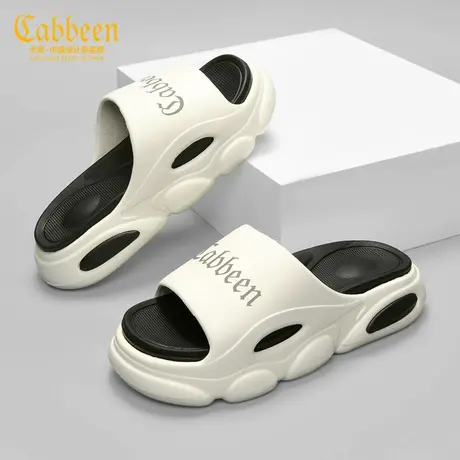 Cabbeen/卡宾拖鞋男士2025新款夏天外出防滑厚底一字拖运动凉拖鞋商品大图