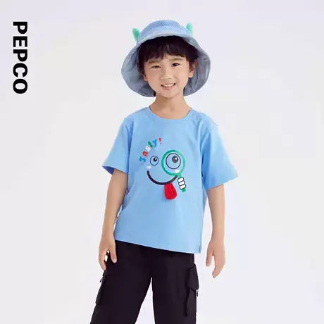 小猪班纳夏装儿童短袖T恤小童男童圆领上衣宝宝夏季商品大图