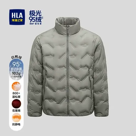 HLA/海澜之家极光九五绒羽绒服25秋冬新远红外抗静电保暖外套男商品大图