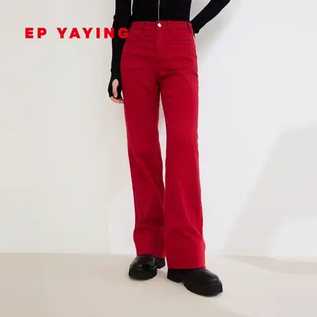 [当代国风·龙年限定]EP雅莹2024早春新品 长绒棉高腰牛仔裤J603A图片