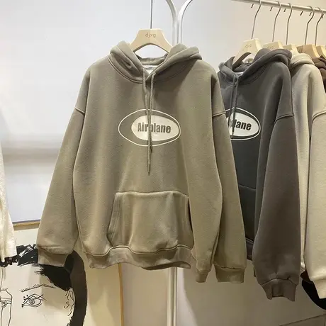 ins超火长袖卫衣女秋冬装宽松显瘦韩版连帽上衣外套2023新款爆款图片