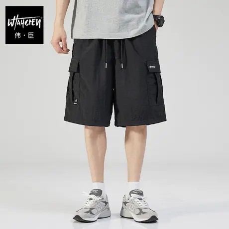 伟臣潮流大码男式工装休闲短裤胖子加肥加大宽松速干肥佬五分裤夏商品大图