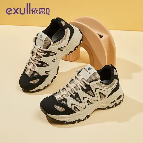 exull/依思Q老爹鞋女款2023新款秋冬季爆款鞋子运动厚底休闲女鞋商品大图