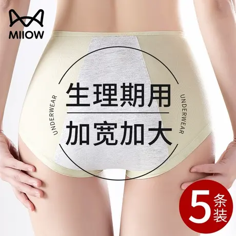 猫人生理期姨妈内裤女士经期防漏加宽大码夏季薄款透气2025少女bg商品大图