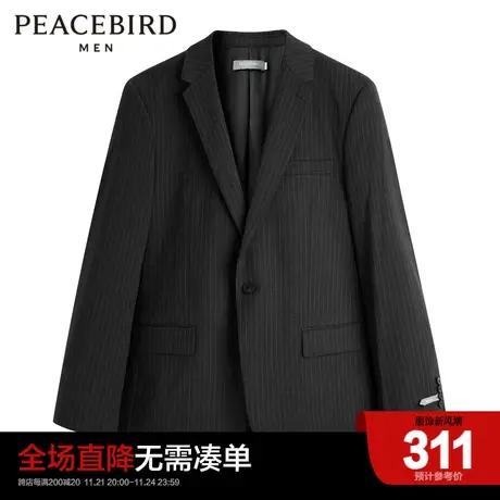 太平鸟男装  秋季男士休闲时尚西装B1BAC3X11图片