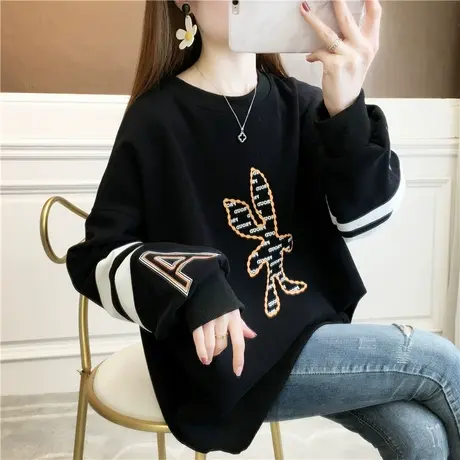 早春卫衣女春秋季韩版宽松ins超火薄款减龄洋气小个子上衣外套潮图片