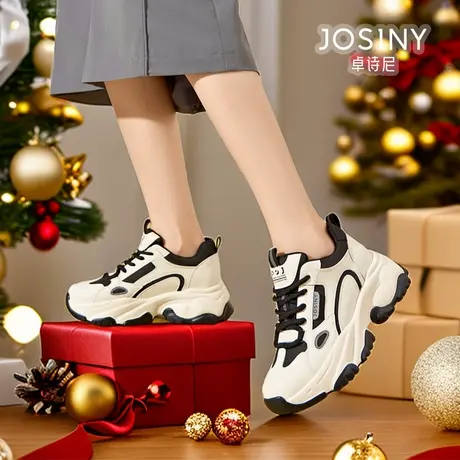 卓诗尼女鞋2024新款老爹鞋女款运动鞋春季商场同款专柜4J2A22291商品大图