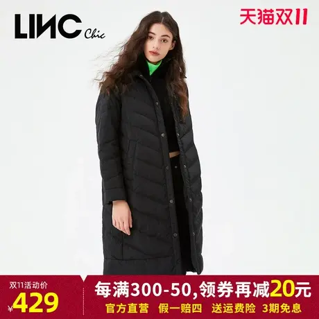 断码清仓LINC金羽杰羽绒服女中长款2023冬新款反季专柜女款面包服商品大图